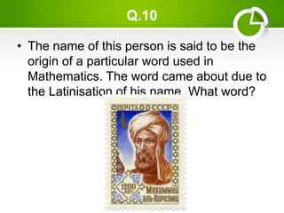 The Weekly Quiz by Prateek , APS Danapur