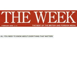 Presentation on 'The Week' | PPT
