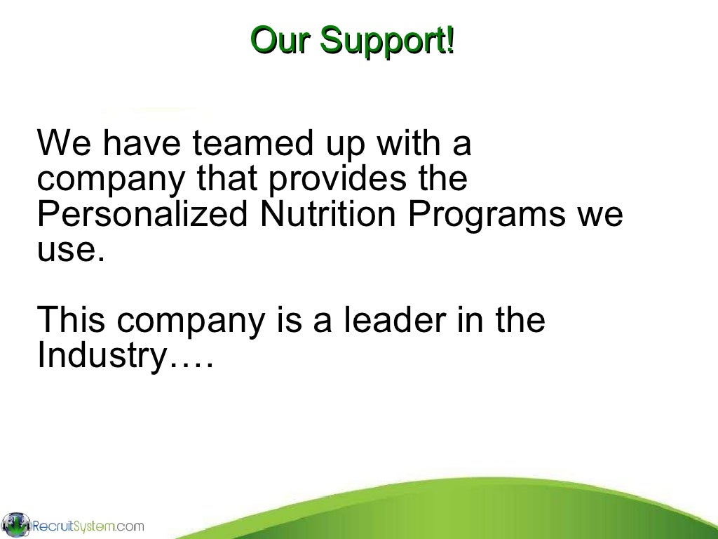 The wellness presentation