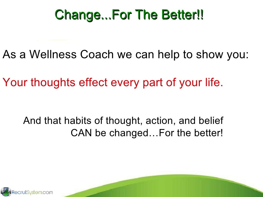The wellness presentation