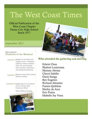 The west coast times 