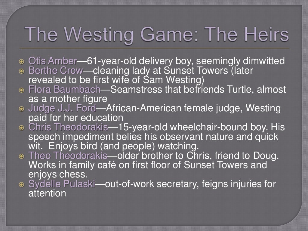 The Westing Game