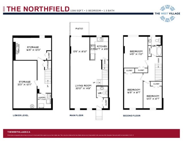 The west village, floorplans