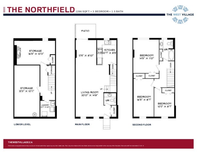 The west village, floorplans