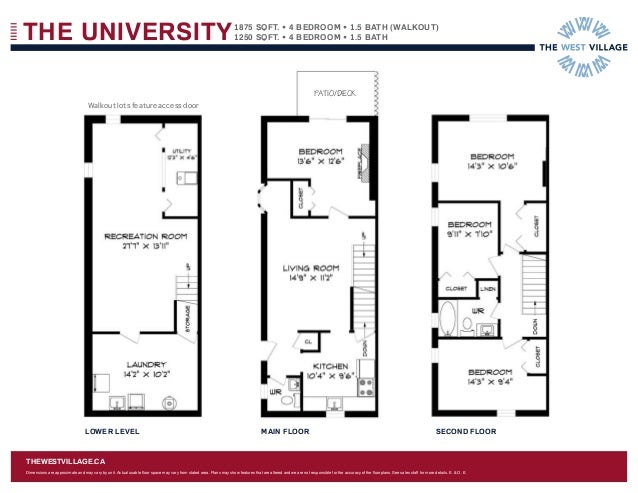 The west village, floorplans
