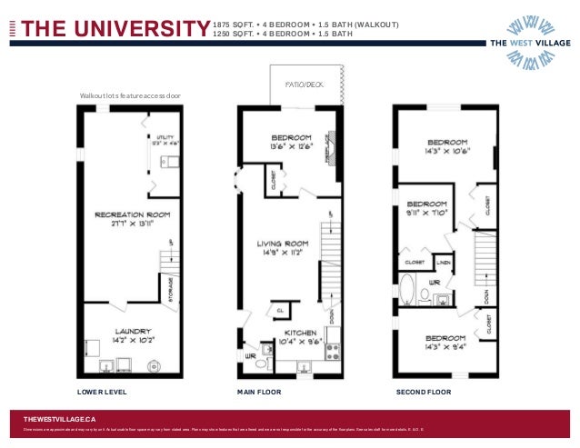 The west village, floorplans