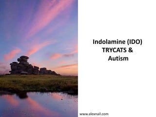 Indolamine (IDO)
TRYCATS &
Autism
www.alexnail.com
 