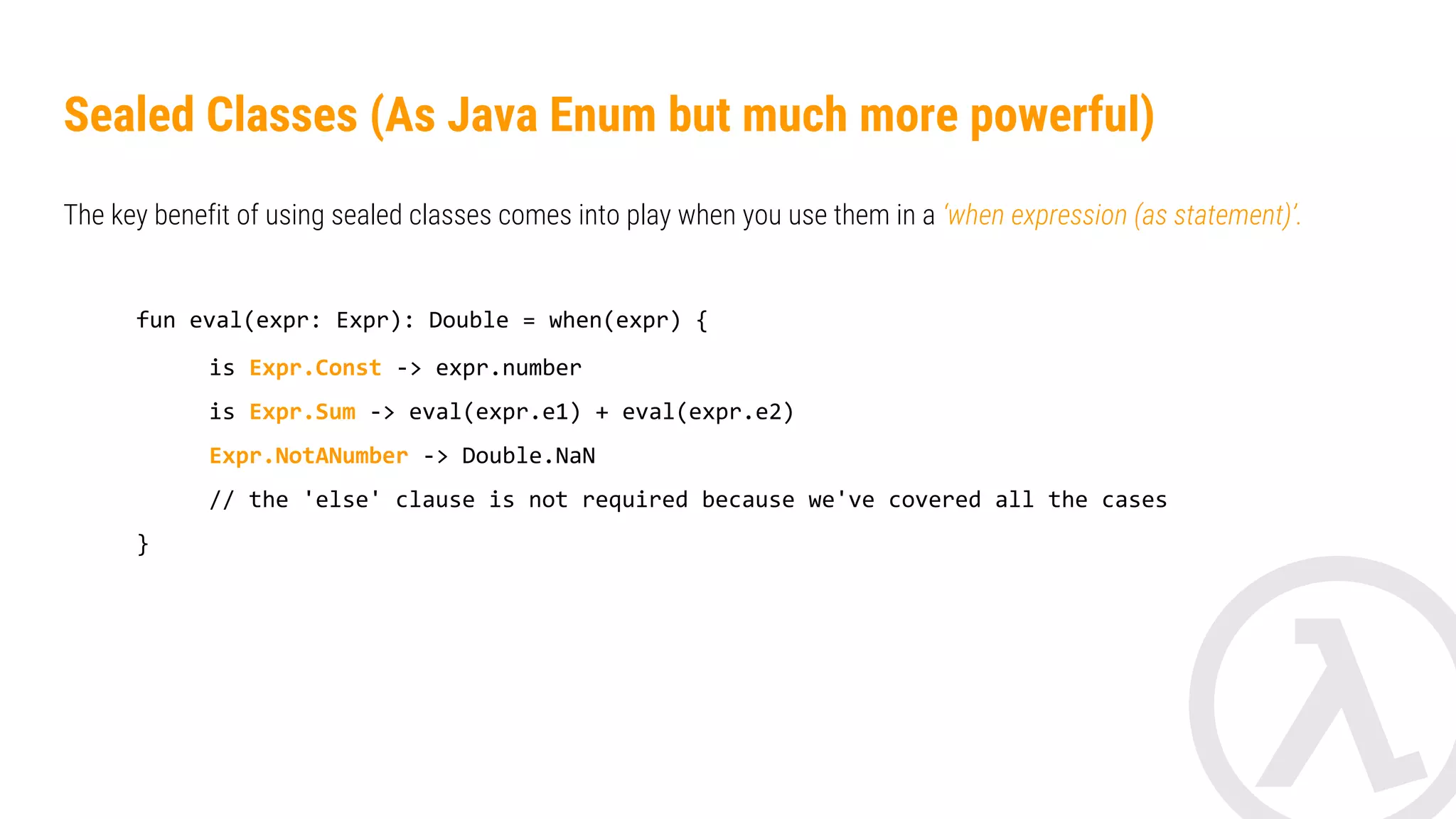 Type Inference In Kotlin, you do not have to specify the type of each variable or return value explicitly. // Type is String val name = "JMPergar" // Type is Int var age = 33 // Type is ArrayList val arrayList = arrayListOf("Kotlin", "Scala") // Return type is Boolean private fun getBoolean(x: Int) = x > 12 