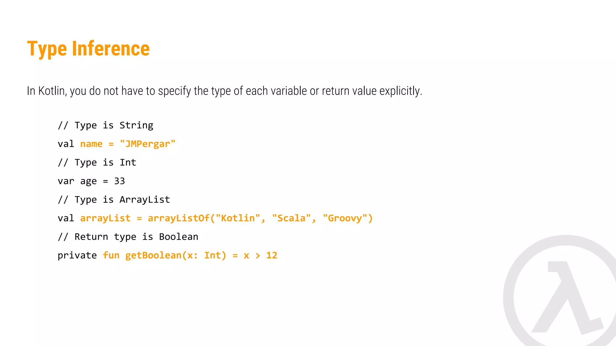 Exceptions ● All exception classes in Kotlin are descendants of the class Throwable. ● Kotlin does not have checked exceptions. 