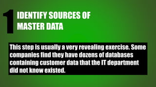 Mastergov Database The what, why, and how of master data management | PDF