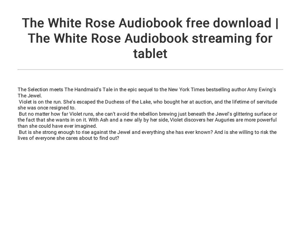 The White Rose Audiobook free download The White Rose Audiobook str…