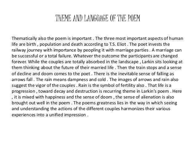 The Whitsun Weddings