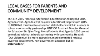 Building Effective School and Community Partnerships for Education ...
