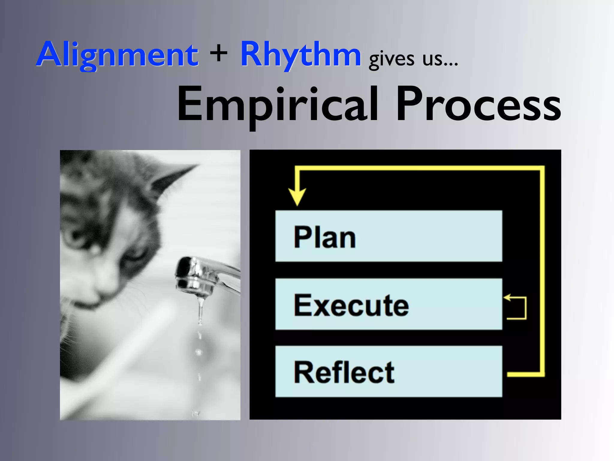 Alignment + Rhythm gives us...
Empirical Process
 