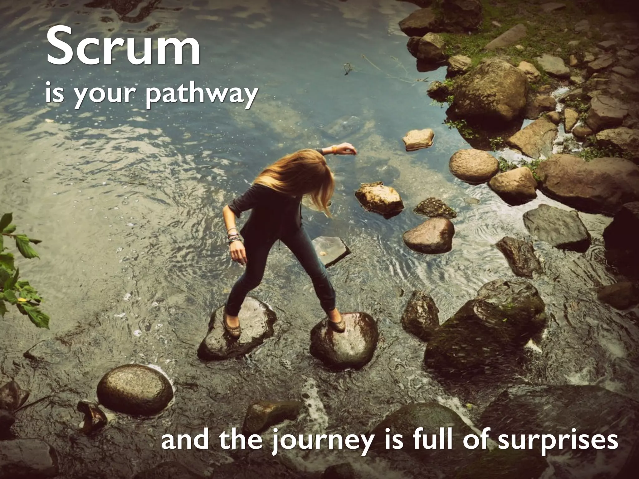 Scrum
is your pathway
and the journey is full of surprises
 