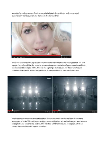 Detailed Semiotic Deconstruction of Lady Gaga's Bad Romance | DOCX