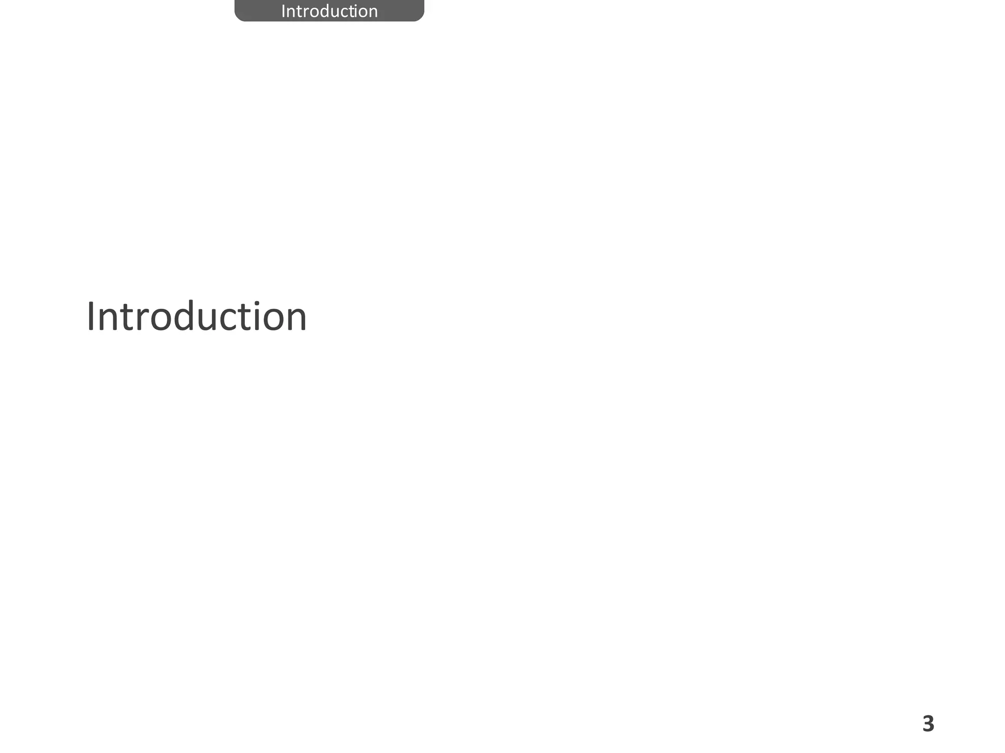 Introduction Introduction 