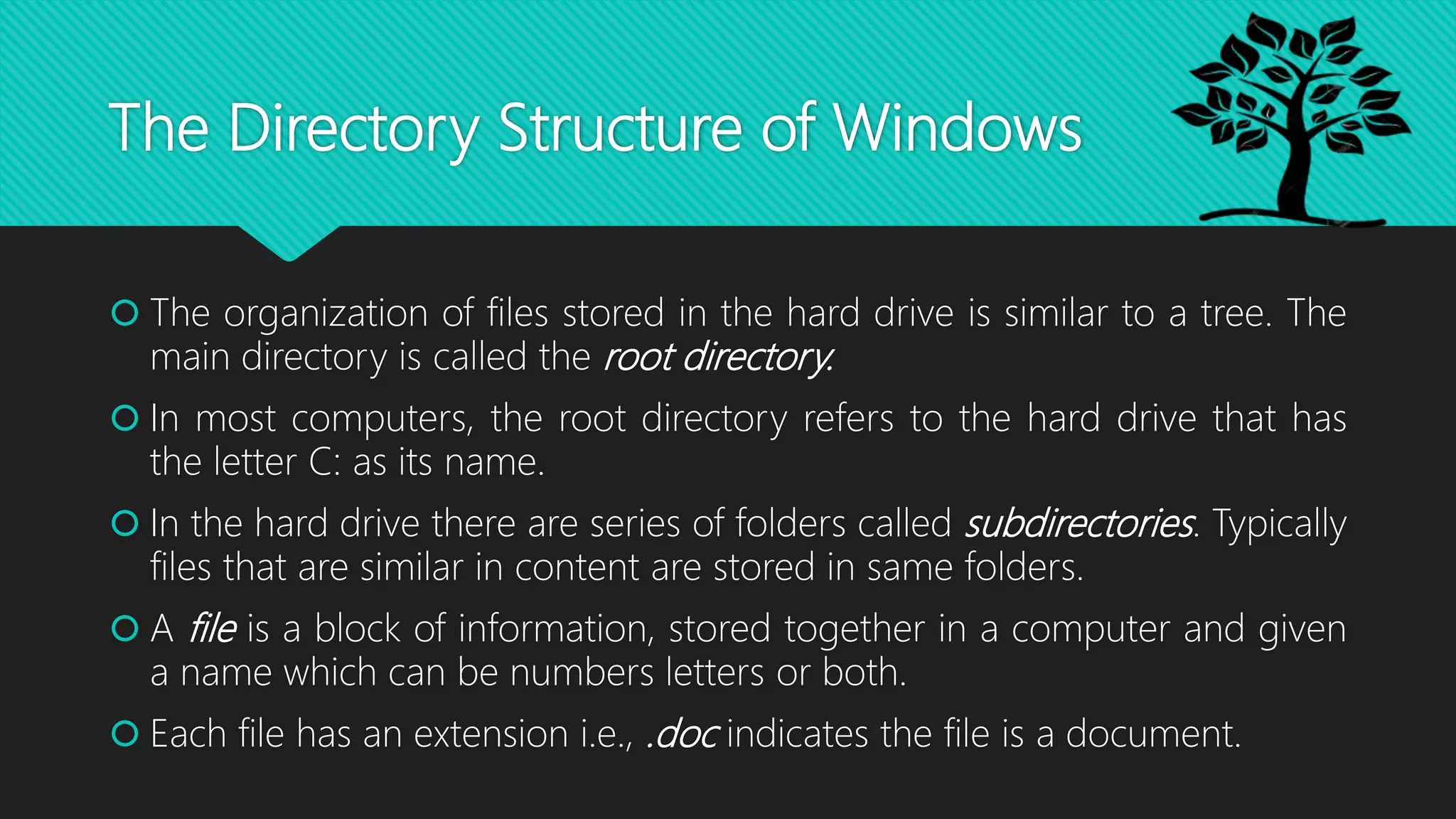 The windows hierarchy | PPT