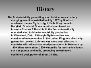 Comprehensive Overview of Wind Turbines: History, Types, and Modern ...