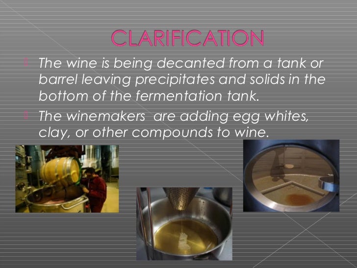 The wine making process