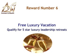 Monthly Binary Plan for LeadersYOULeft TeamRight TeamSUEBOBJoe= $Every time you have 2 team saleswho each achieve the rank of BRONZE and “1” is in your LEFT team and “1” is in your RIGHT team you are paid a WEALTH CYCLEpayment.$40 from every sale in the world is put towards the monthly WEALTH CYCLE payments.The TOTALWealth Cycle value for that month is divided by the number of Wealth Cycles in that particular month = WEALTH CYCLE VALUEYou must be a SILVER distributor to qualify for this reward