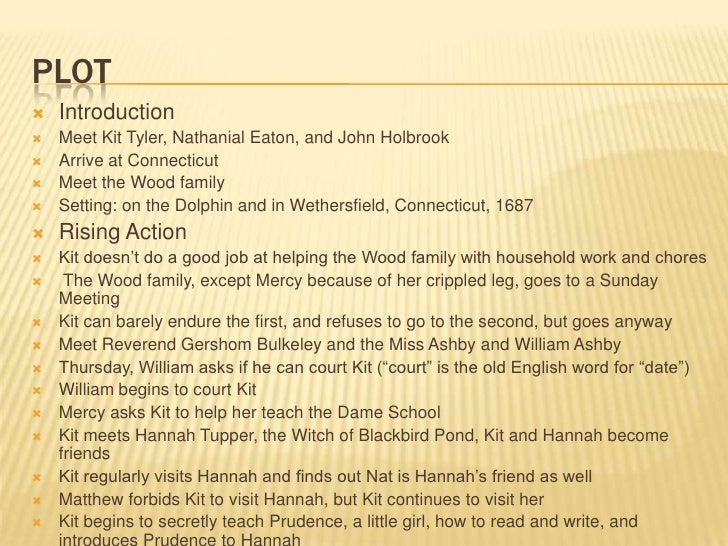 a summary of the book the witch of blackbird pond by elizabeth george speare The witch of blackbird pond is a children's novel by american author elizabeth george speare, published in 1958 the story takes place in late-17th century new england. a summary of the book the witch of blackbird pond by elizabeth george speare The witch of blackbird pond is a children's novel by american author elizabeth george speare, published in 1958 the story takes place in late-17th century new england.