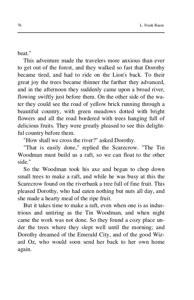 the allegory of the wizard of oz by frank baum the allegory of the wizard of oz by frank baum
