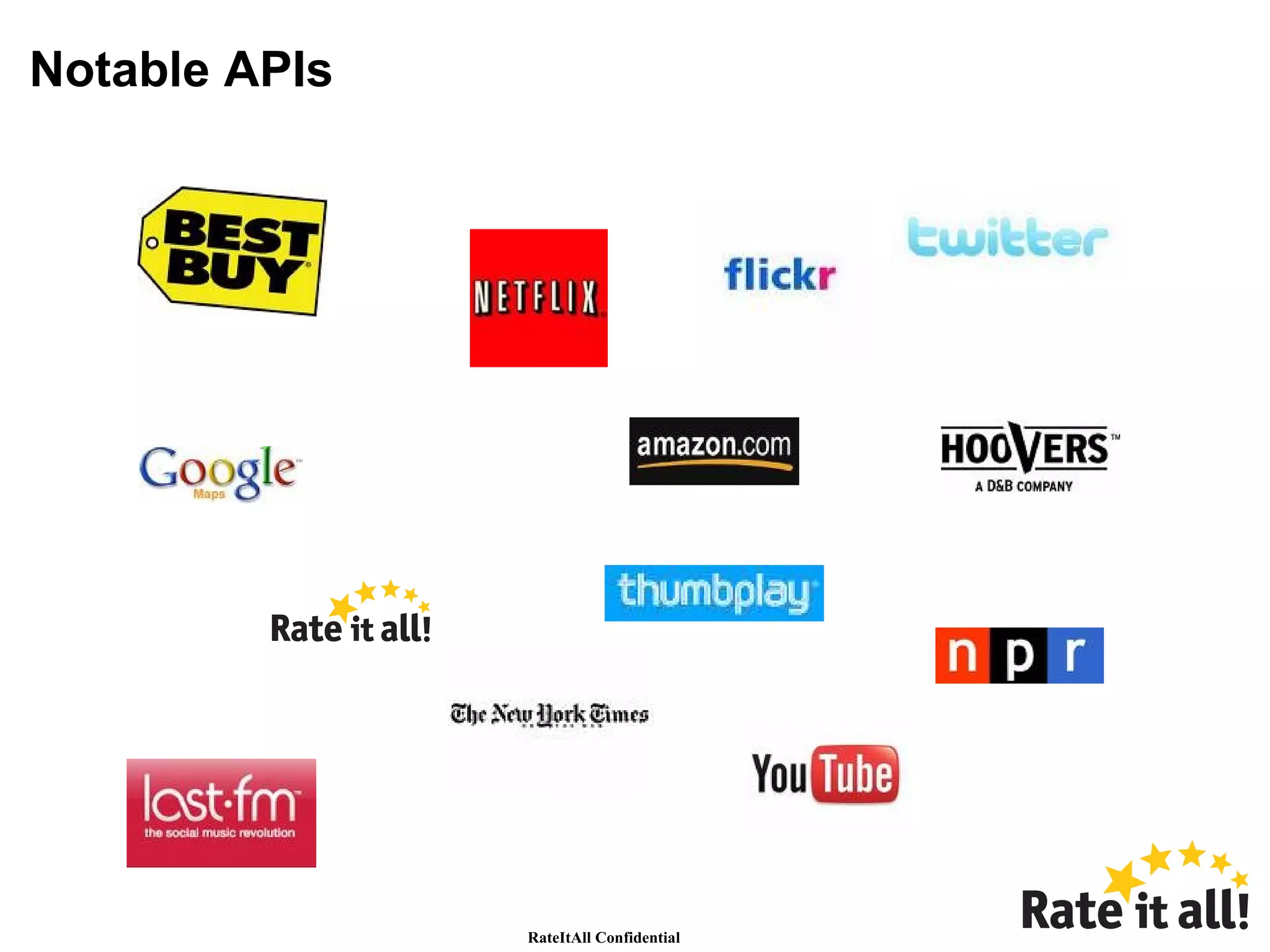 Notable APIs 