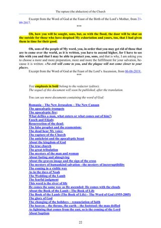 The Word of God about the rapture (the abduction) of the Church.pdf
