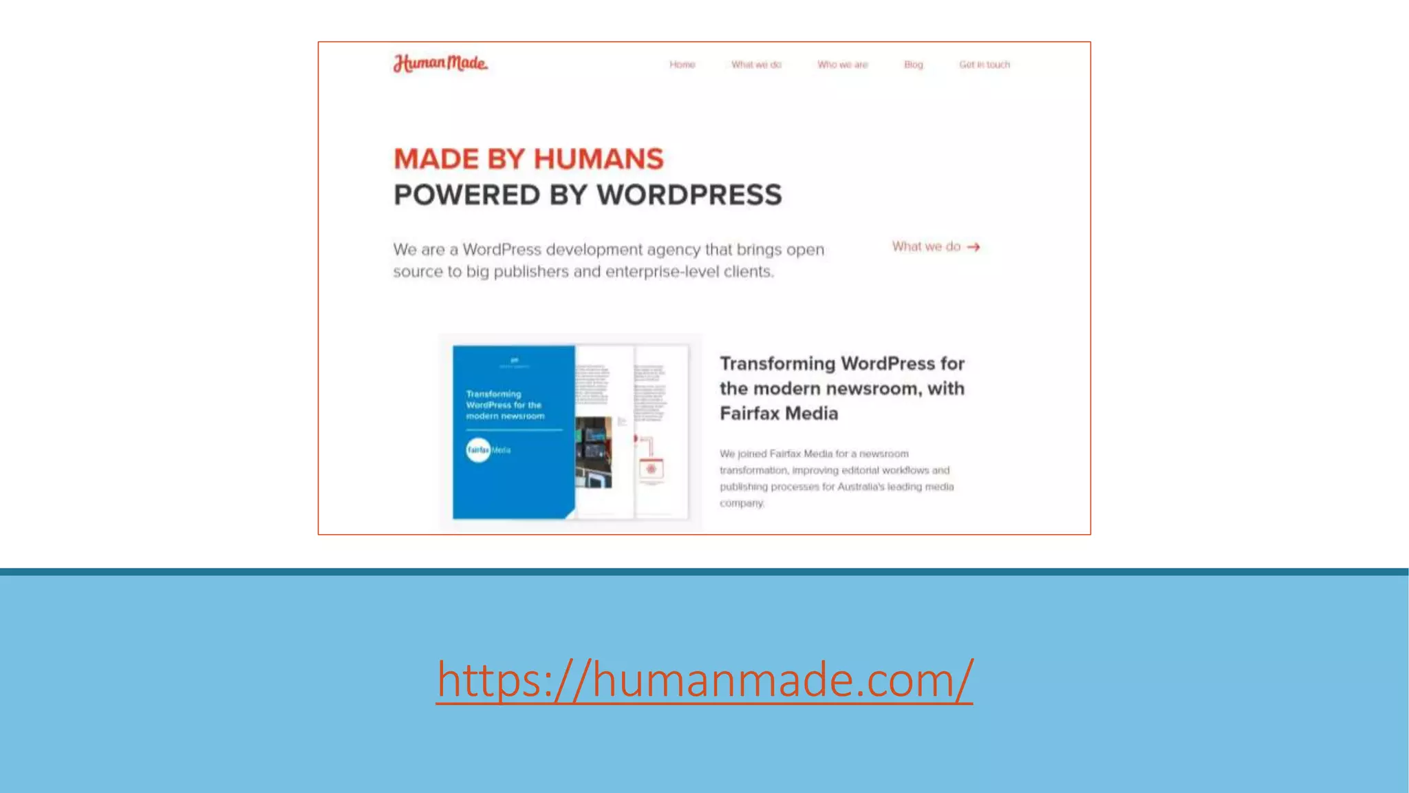 https://humanmade.com/
 