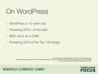 The WordPress Ecommerce Opportunity