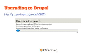 Upgrading to Drupal
https://groups.drupal.org/node/508073
 