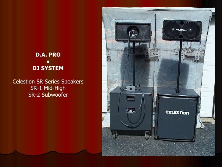 celestion sr