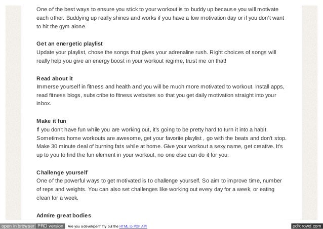 Motivate Yourself How To Start Your Fitness Regime