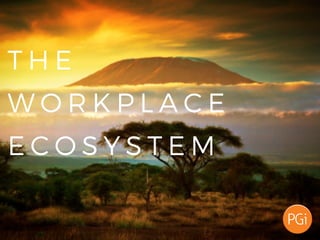 THE
WORKPLACE
ECOSYSTEM
 