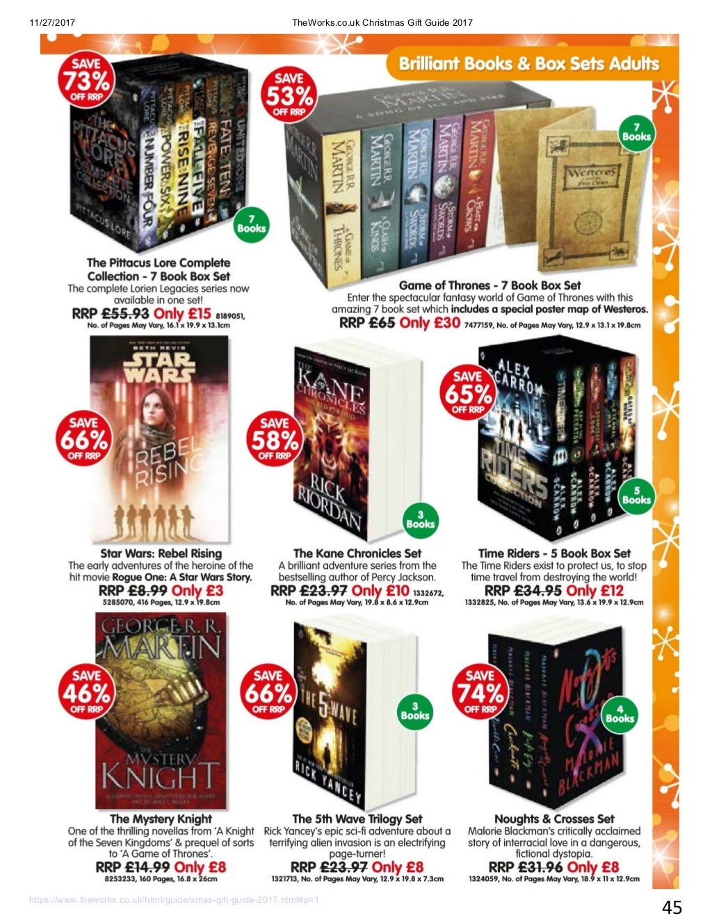Buy Christmas Gifts and Presents online at The Works.