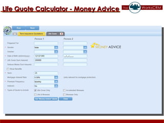 Life Quote Calculator - Money Advice 
