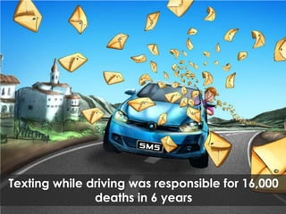 Texting while driving was responsible for 16,000 deaths in 6 years