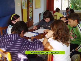 WORKING ON OUR PROJECT 