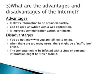 The world at your fingertips | PPTX | Internet | Computing