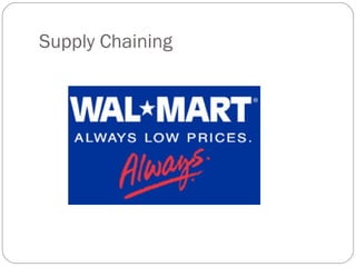 Supply Chaining
 