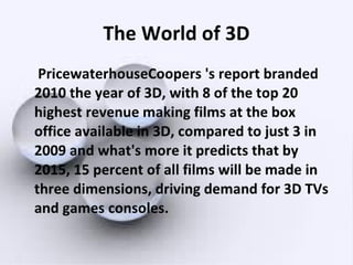 The world of 3 d