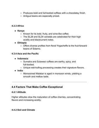 The World of Coffee : A Journey Through History, Culture, and Flavor | PDF