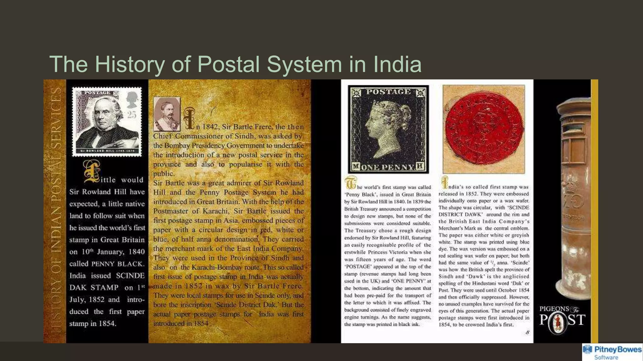 The History of Postal System in India
 