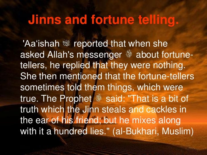 Image result for JINN::One of the most frequent activities associated with the Jinn, is fortune telling