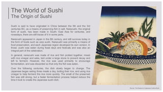 How Sushi Invented The World of Sushi dbcahvadhjvdfhvsdfhvhdvdh | PDF