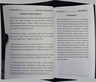 The world of teens part 2 by shaykh muhammad yahya ibn faruq