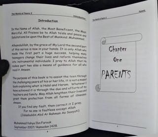The world of teens part 2 by shaykh muhammad yahya ibn faruq