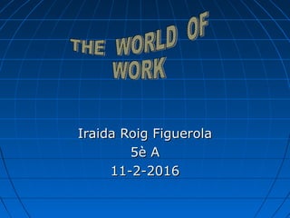 Iraida Roig FiguerolaIraida Roig Figuerola
5è A5è A
11-2-201611-2-2016
 