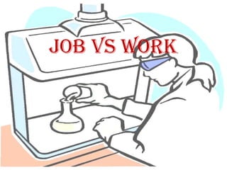Job vs Work
 